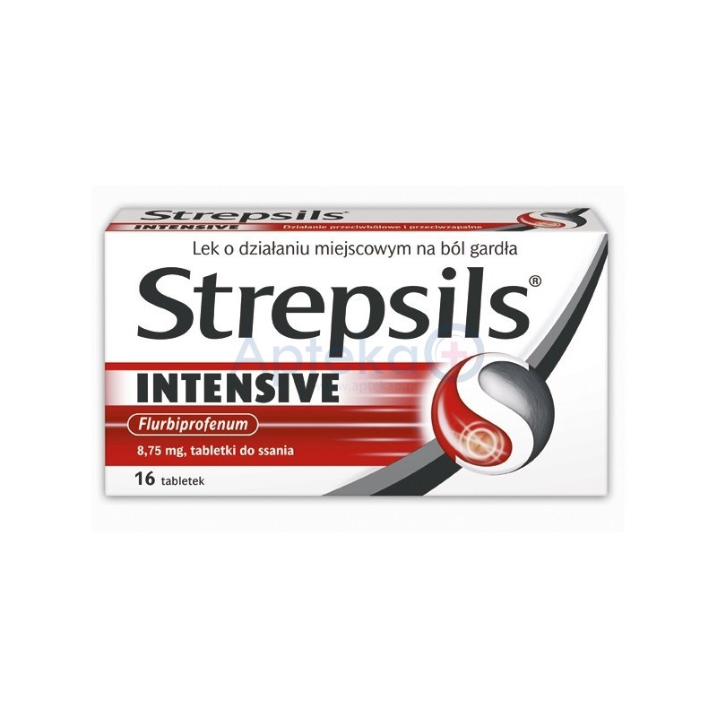 Strepsils Intensiv 8,75 mg tabletki do ssania 16 tabl.