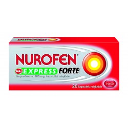 Nurofen Express Forte 400 mg kapsułki 20 kaps.