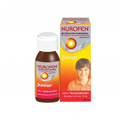 Nurofen Junior 40mg/ml zawiesina doustna smak truskawkowy 100 ml
