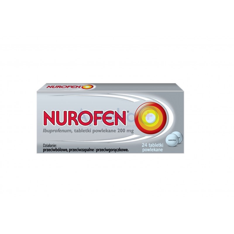 Nurofen 200 mg tabletki 24 tabl.