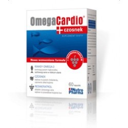Omega Cardio + czosnek kapsułki 60 kaps.