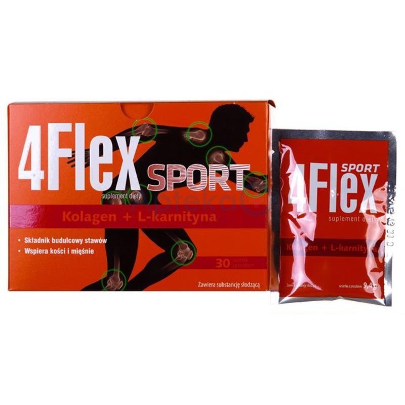 4 Flex Sport Kolagen + L-karnityna saszetki 30 sasz.