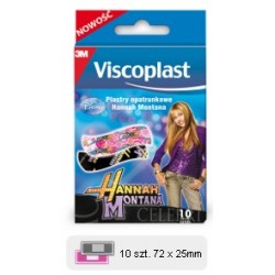 Viscoplast plastry opatrunkowe Hannah Montana 10 plastrów 1op.