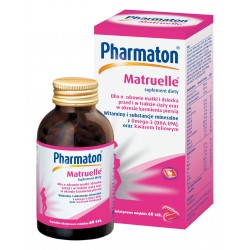 Pharmaton Matruelle kapsułki 60 kaps. + zestaw materiałów dla kobiet w ciąży i karmiących