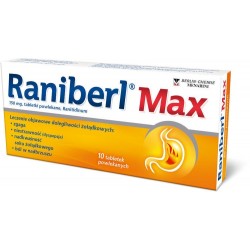 Raniberl Max 150 mg tabletki powlekane 10 tabl.
