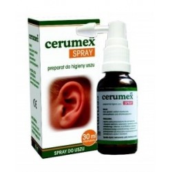 Cerumex spray do rozpuszczania woskowiny w uchu 15 ml