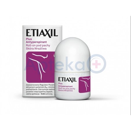 Etiaxil Plus antyperspirant pod pachy skóra wrażliwa 15 ml