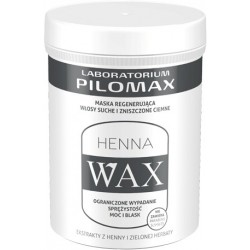 Pilomax HENNA WAX maska regenerująca włosy suche i zniszczone ciemne 480 g