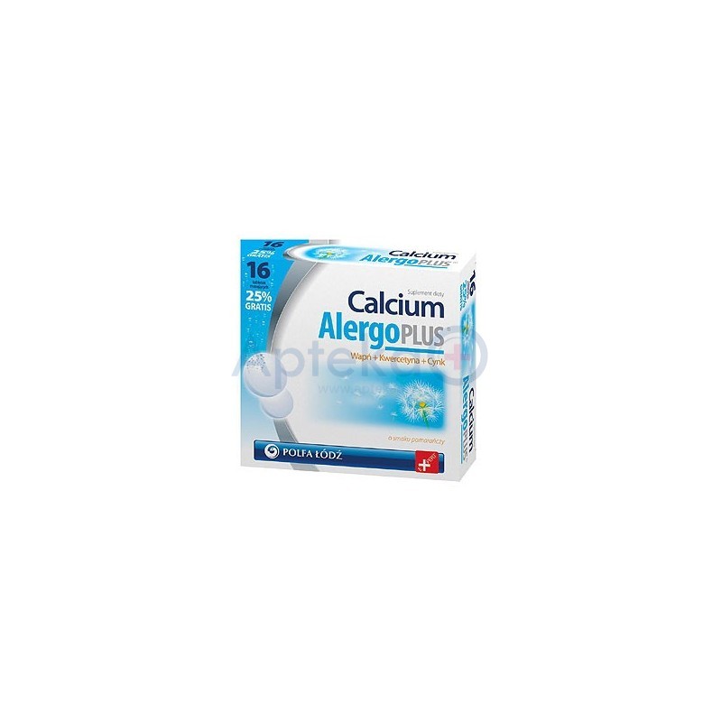 Calcium Alergo Plus tabletki musujące 16 tabl.