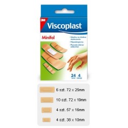 Viscoplast Minifol 24 plastry 1 op.