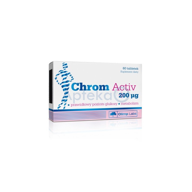 Chrom Activ  200 µg tabletki 60 tabl.