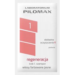 Pilomax regeneracja krok 1. szampon włosy farbowane jasne 7 ml