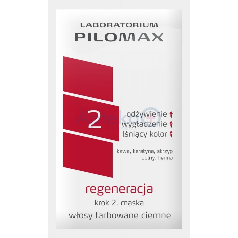 Pilomax regeneracja krok 2. maska włosy farbowane ciemne 7 ml