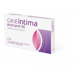 GineIntima ActiCand 30 tabletki dopochwowe 8 tabl.