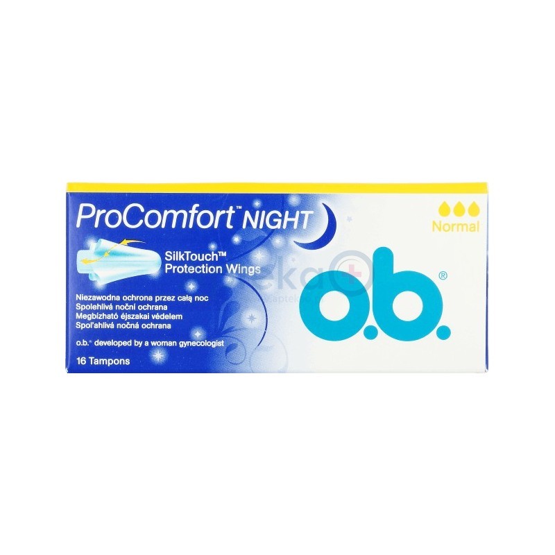 O.B. ProComfort Night Normal tampony 16 szt.