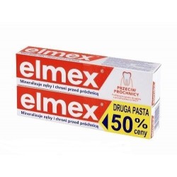 Zestaw Elmex pasta do zębów 75 ml  + Elmex pasta do zębów 75 ml 1 op.