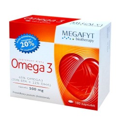 Megafyt biotherapy Omega 3 kapsułki 500 mg 180 kaps. 