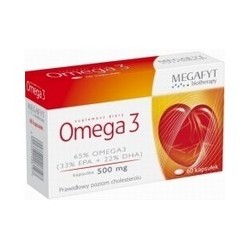 Megafyt biotherapy Omega 3 kapsułki 500 mg 60 kaps. 