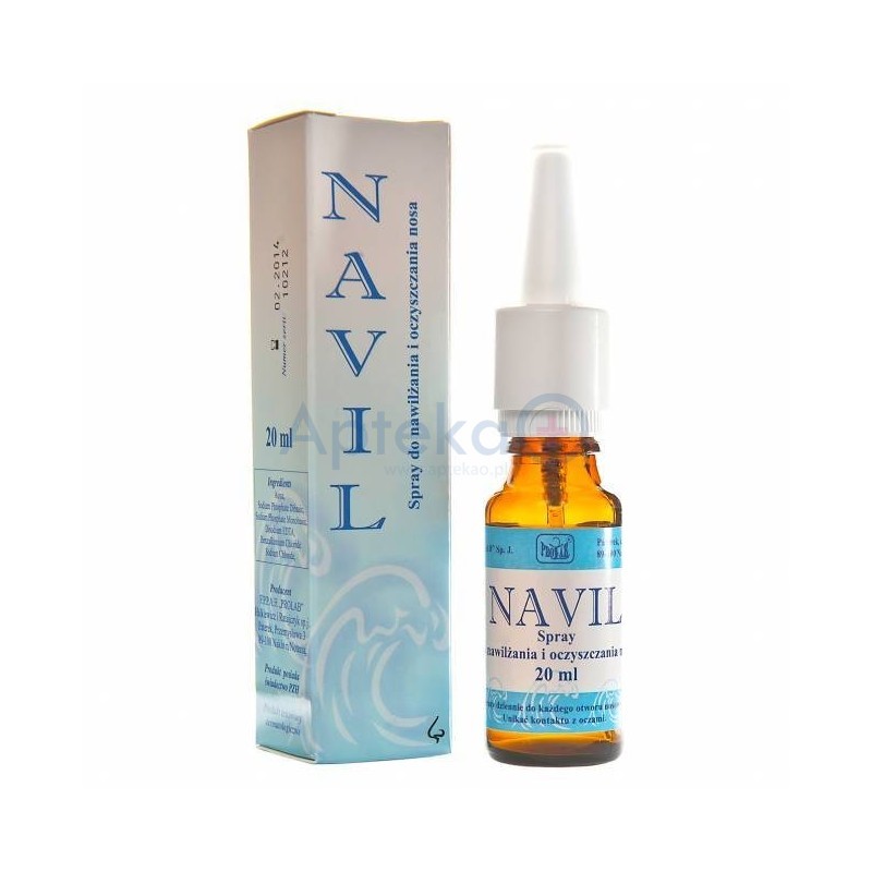 Navil spray do nawilżania i oczyszczania nosa 20 ml