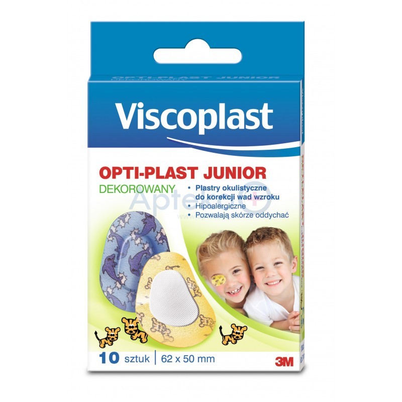Viscoplast Opti - plast Junior dekorowany 10 plastrów 1 op.