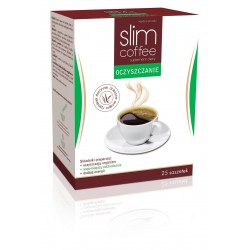 Slim Coffee Oczyszczanie kawa wyszczuplająca 25 saszetek 150g 