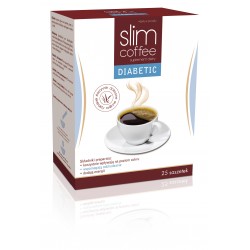 Slim Coffee Diabetic kawa wyszczuplająca 25 saszetek 150g 