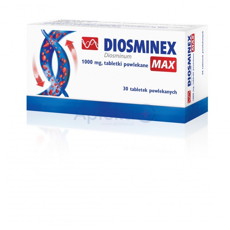 Diosminex Max 1000 mg tabletki powlekane 30 tabl.