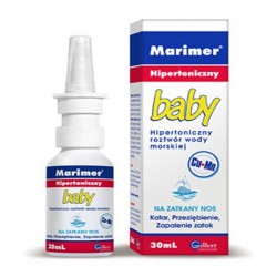 Marimer Baby Hipertoniczny roztwór wody morskiej spray do nosa 30 ml