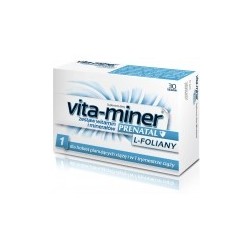 Vita-miner Prenatal L-Foliany tabletki 30 tabl.