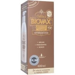 Biovax Intensywnie Regenerująca Szampon Naturalne oleje do włosów  200 ml 