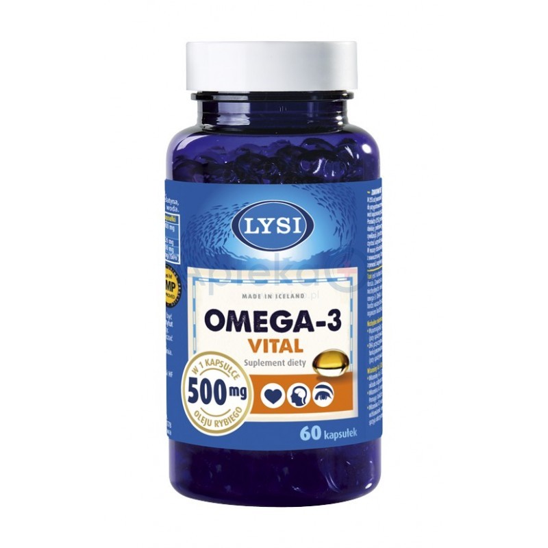 Lysi Omega-3 Vital Kapsułki 500 mg 60 Kaps.