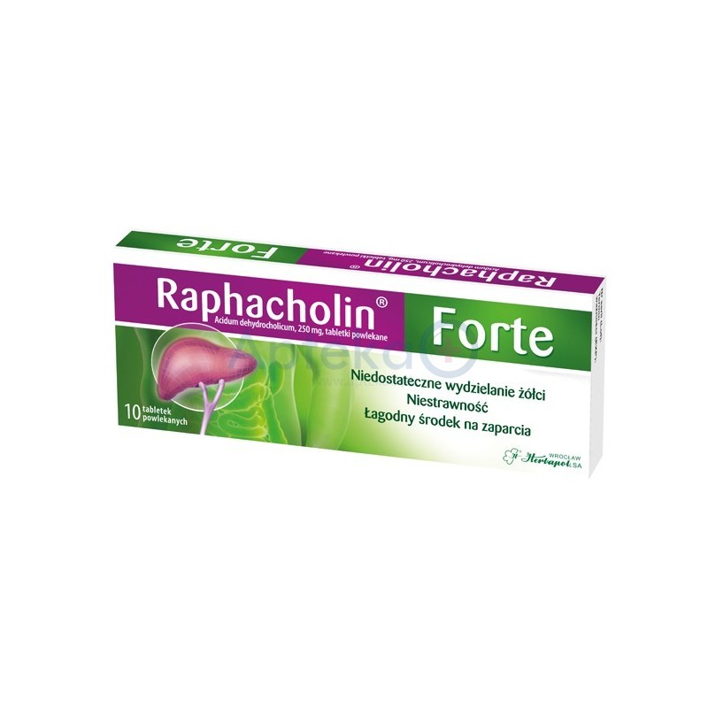 Raphacholin Forte tabletki powlekane 10 tabl. powl.