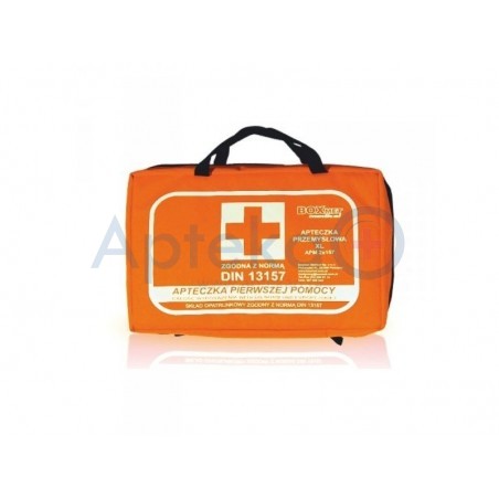Apteczka Biurowa DIN 2x13157 (torba) wyposażenie zalecane do ochrony 50 osób 1szt. 