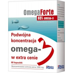 OmegaForte 65% omega-3 kapsułki 60 kaps.
