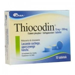 Thiocodin tabletki 10 tabl.