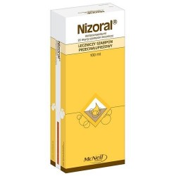 Nizoral szampon leczniczy przeciwłupieżowy 100 ml