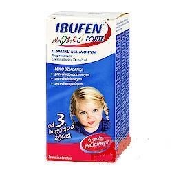Ibufen Forte 200 mg/5 ml zawiesina doustna smak malinowym 40 ml