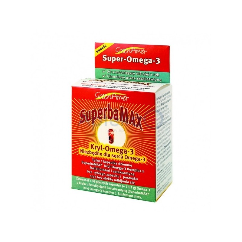 SuperbaMAX Kryl-Omega-3 kapsułki 30 kaps.