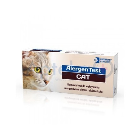AlergenTest CAT Domowy test do wykrywania alergenów na sierści i skórze kota 1op.