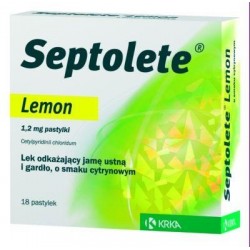 Septolete Lemon  pastylki 18 past.