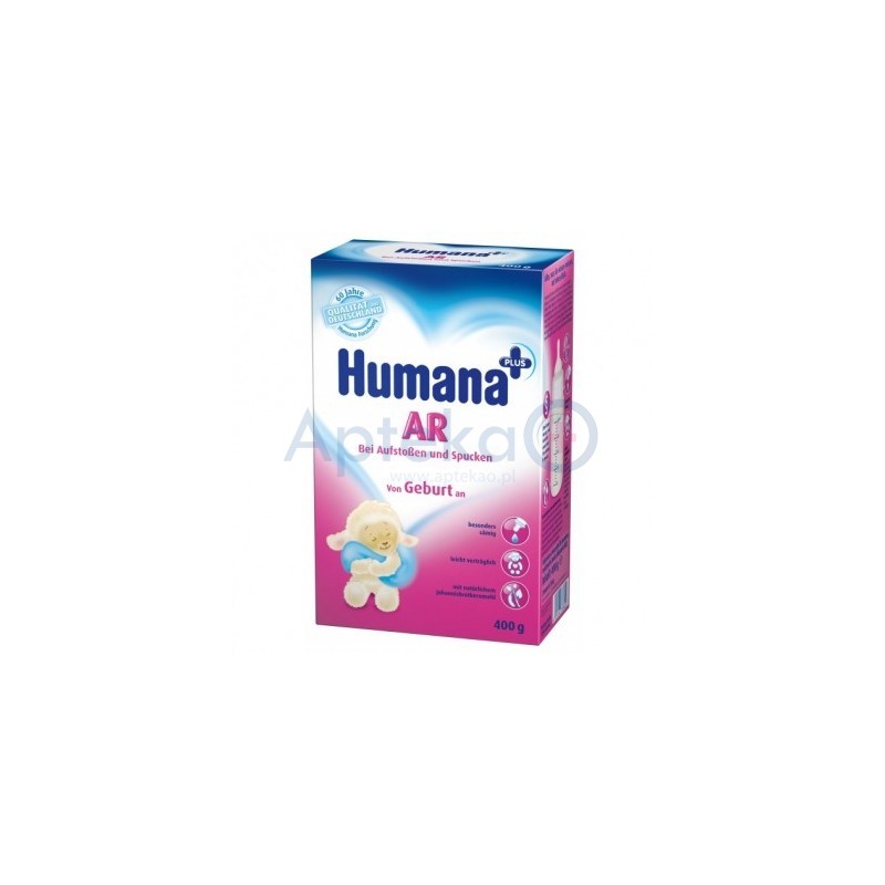 Humana AR mleko przeciw ulewaniom u niemowląt 400g