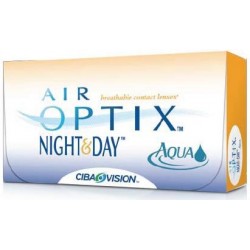 Air Optix Night & Day Aqua soczewki 30 dniowe BC8.4 dioptrie ujemne (-) 6szt.