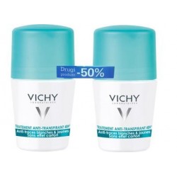 Vichy Antyperspirant w kulce 48H przeciw śladom na ubraniach 50ml + DRUGI PRODUKT -50% 