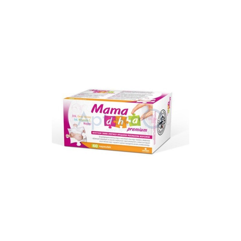 Mama DHA Premium kasułki 60 kaps.