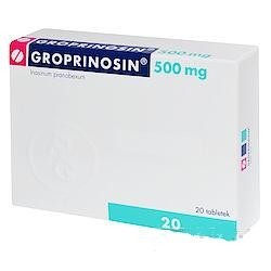 Groprinosin 500mg tabletki 20 tabl. 