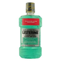 Listerine Teeth and Gum Defence ochronny płyn do płukania jamy ustnej 500 ml.