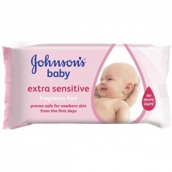 Jonhson's Baby Extra Sensitive chusteczki nawilżające 56szt.