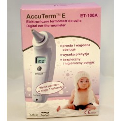 Termometr elektroniczny do ucha AccuTerm E ET-100A 1 szt