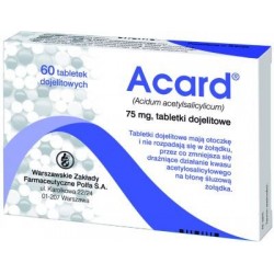 Acard 75 mg tabletki dojelitowe 60 tabl.