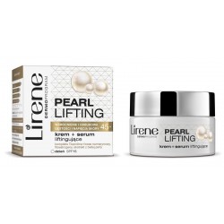 Lirene Pearl Lifting 45+ krem + serum liftingujące SPF 15 dzień 50 ml
